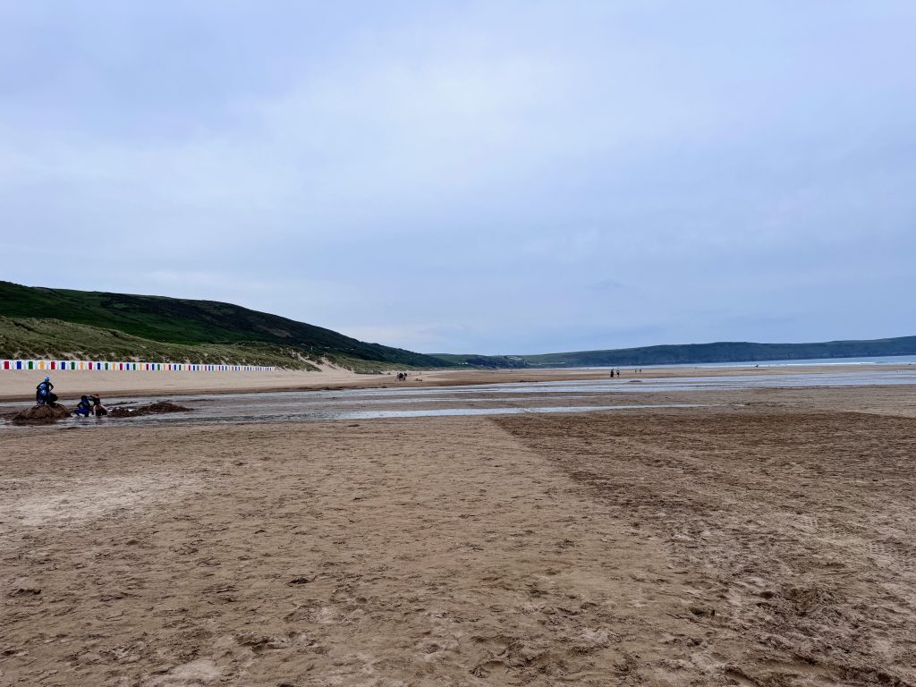 Family holidays in Devon, the 5 best places to stay with kids, frugal mum travel guide, uk staycation, photo of woolacombe bay beach
