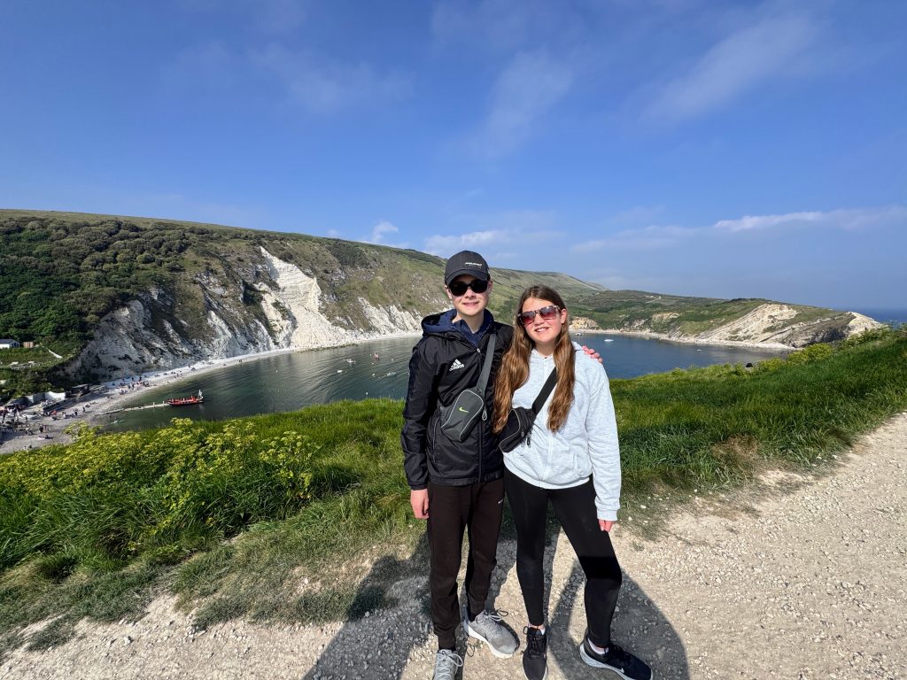 Dorset with Kids, The best family-friendly holiday parks, frugal mum guide, photo of kids at lulworth cove