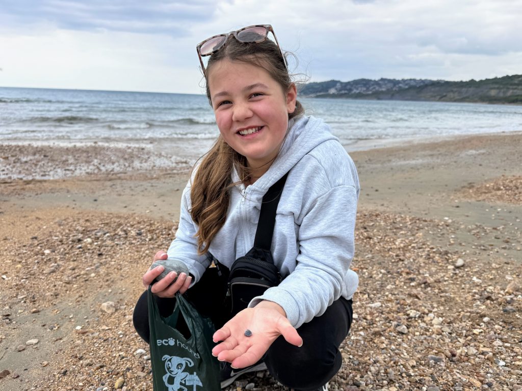 The 10 best things to do in Dorset with kids, frugal mum travel guide, days out, photo of fossil hunting charmouth