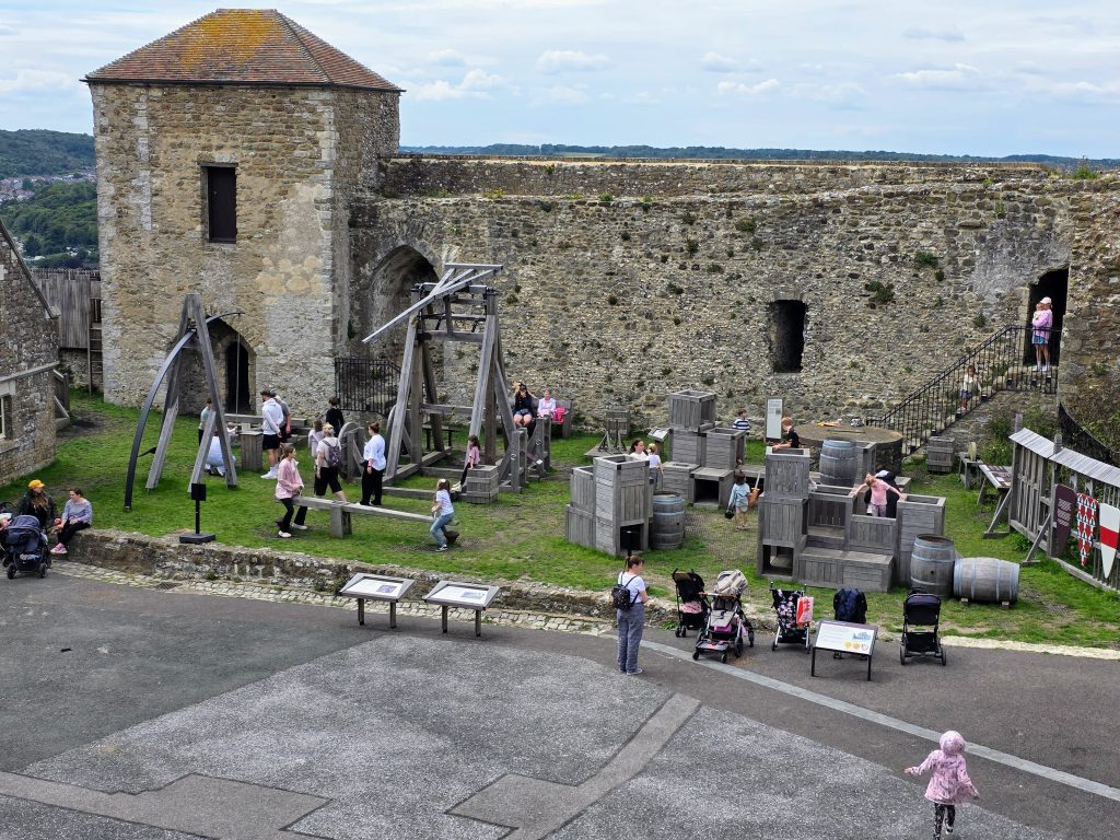 Visiting Dover Castle with kids, a fun family day out guide, frugal mum photo of playground