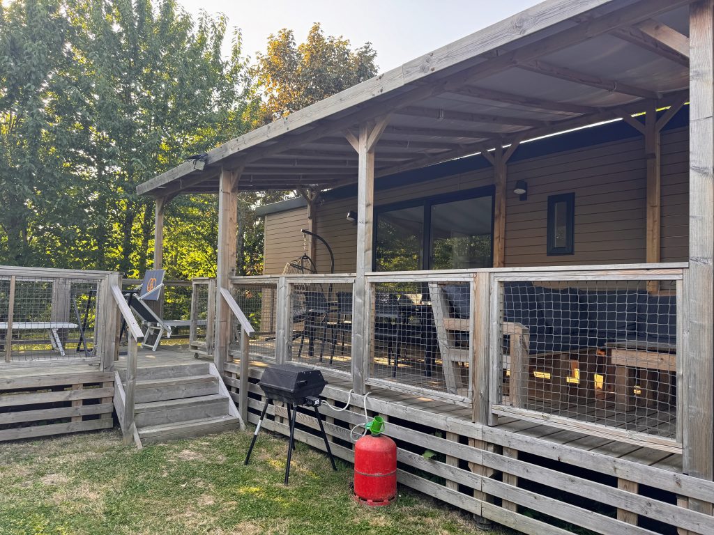 The best 5 star Eurocamp resorts for families, frugal mum travel guide, photo of Ultimate Plus at Le Pin Parasol