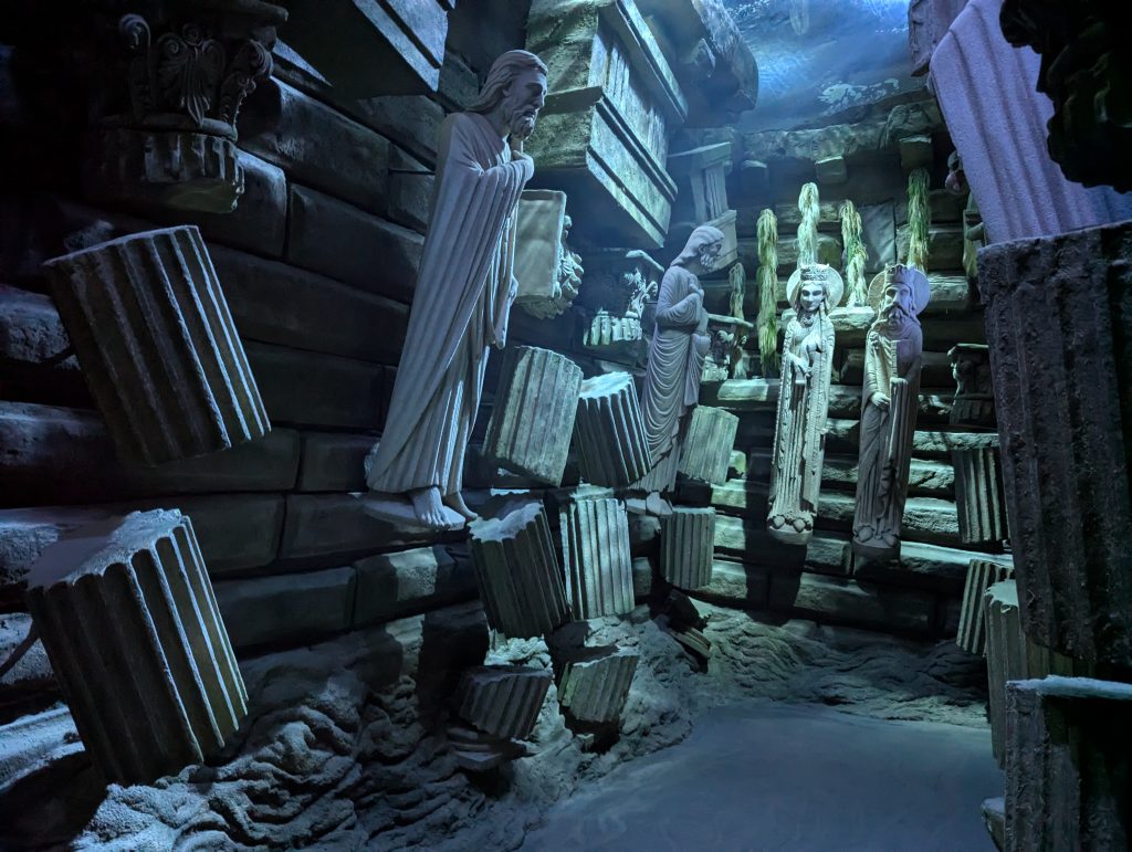 The ultimate family guide for visiting Puy du Fou France with kids, frugal mum travel guide, photo of immersive walk