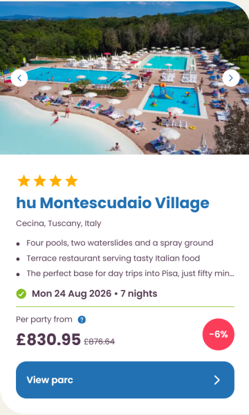 Eurocamp 2026 school holiday deals, August budget summer breaks, frugal mum travel guide, photo of hu montescudaio, italy