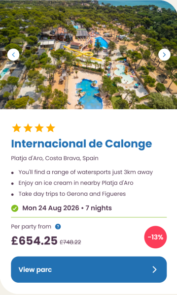 Eurocamp 2026 school holiday deals, August budget summer breaks, frugal mum travel guide, photo of internacional de calogne, spain