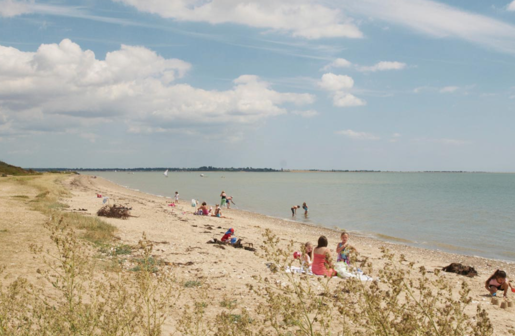 best Parkdean Resorts for family beach holidays, frugal mum travel guide uk staycation, photo of coopers beach, essex