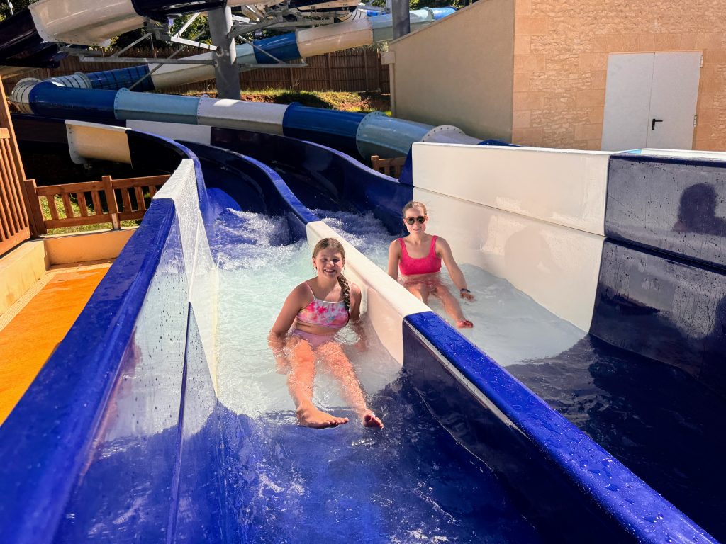 Eurocamp with Jet2, the complete package holiday guide with flights, frugal mum travel guide, photo of waterslide