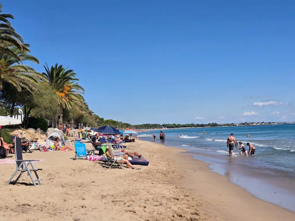Ultimate Eurocamp Holiday Guide with Money Saving Tips, frugal mum photo of playa montroig beach
