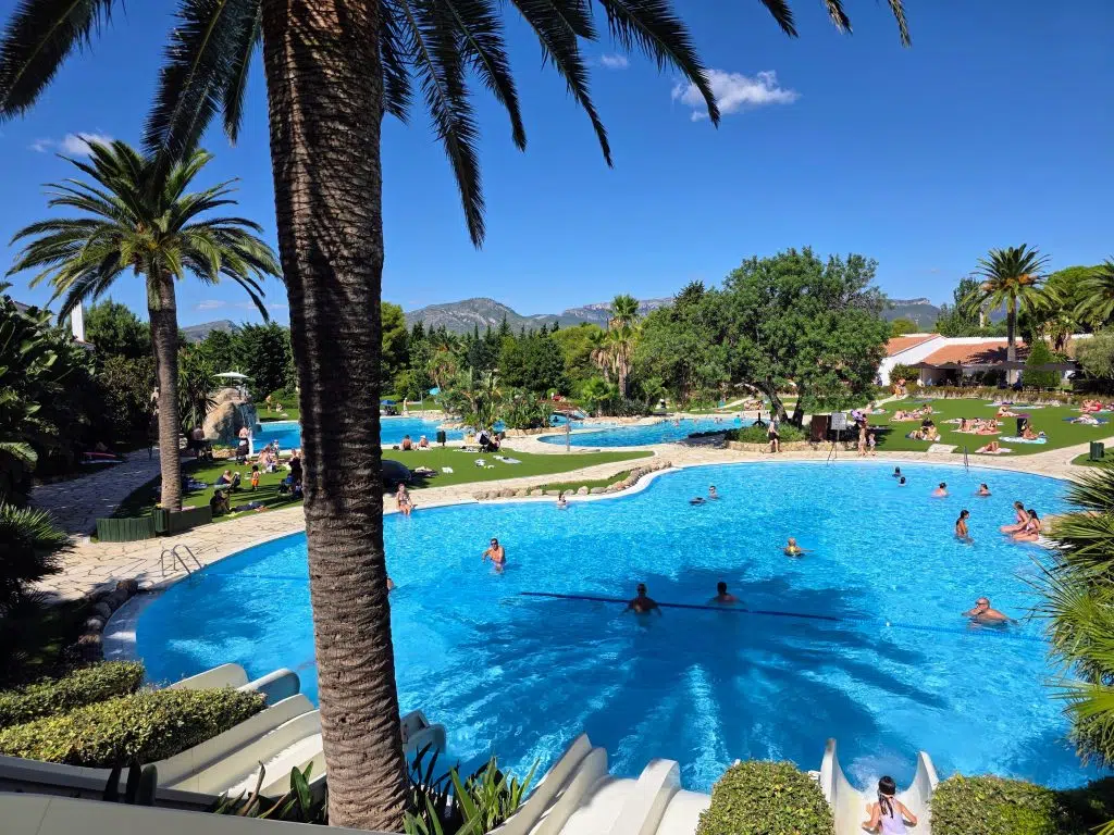 Ultimate Eurocamp Holiday Guide with Money Saving Tips, frugal mum photo of playa montroig pool