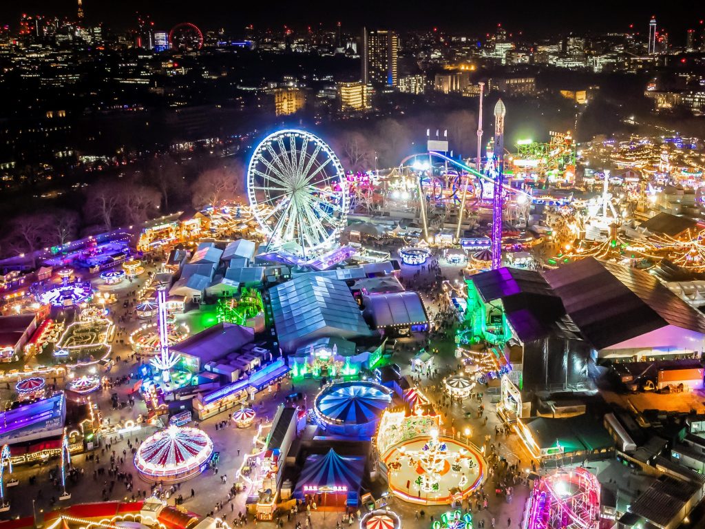 London with Kids, the 15 best things to do for Christmas 2025, frugal mum guide, photo of winter wonderland, hyde park