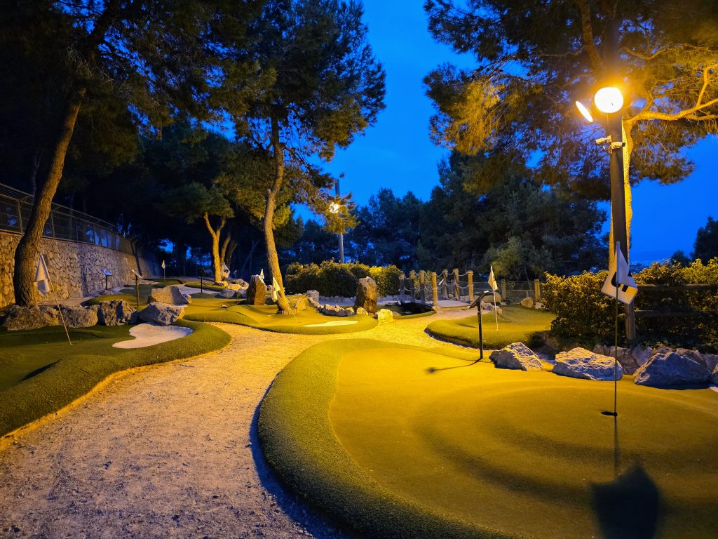  Eurocamp holiday review, Vilanova Park, Barcelona, Spain, frugal mum travel guide, photo of golf