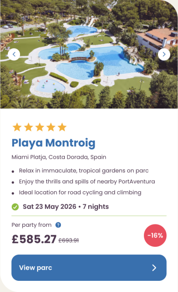Eurocamp summer holiday sale and deals for 2026, frugal mum travel guide, playa montroig, spain