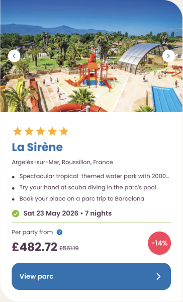 Eurocamp summer holiday sale and deals for 2026, frugal mum travel guide, la sirene, south of france