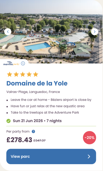 Eurocamp summer holiday sale and deals for 2026, frugal mum travel guide, domaine de la yole, south of france