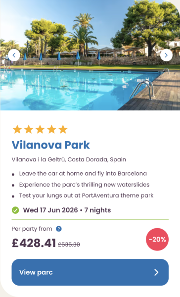 Eurocamp summer holiday sale and deals for 2026, frugal mum travel guide, vilanova park, spain