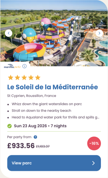 Eurocamp summer holiday sale and deals for 2026, frugal mum travel guide, le soleil de la mediterranee, france