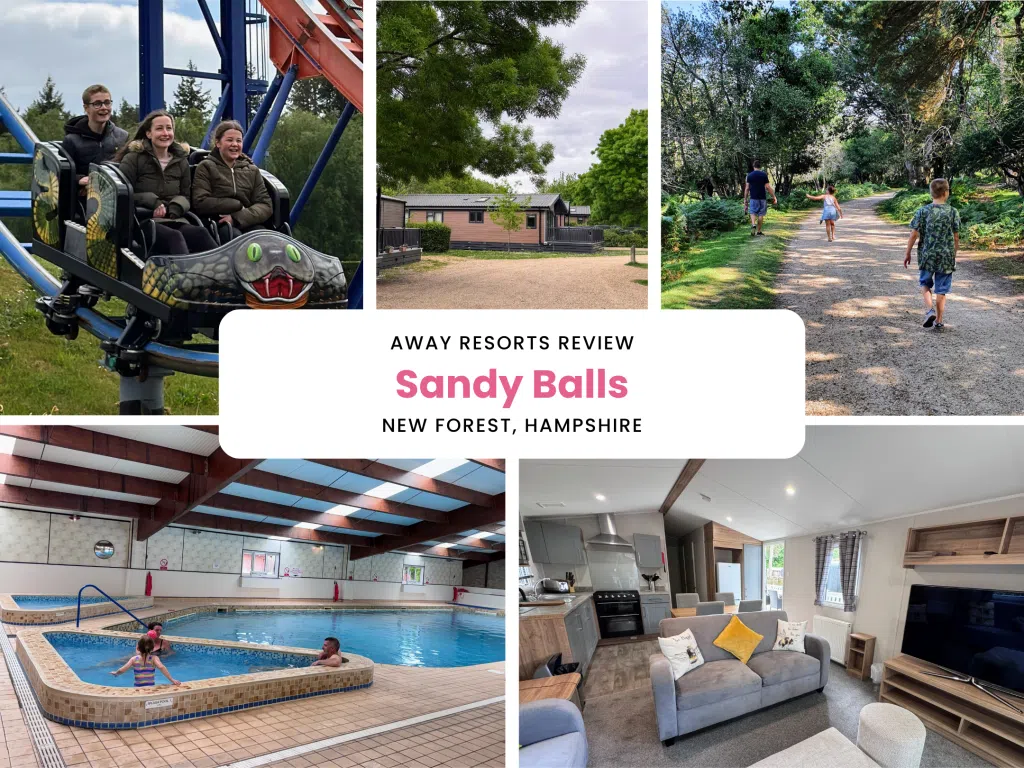 New Forest with Kids, Away Resorts Sandy Balls Holiday Park Review, frugal mum guide