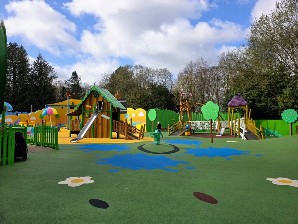 Alton Towers with Kids, frugal mum guide, photo of cbeebies land playground