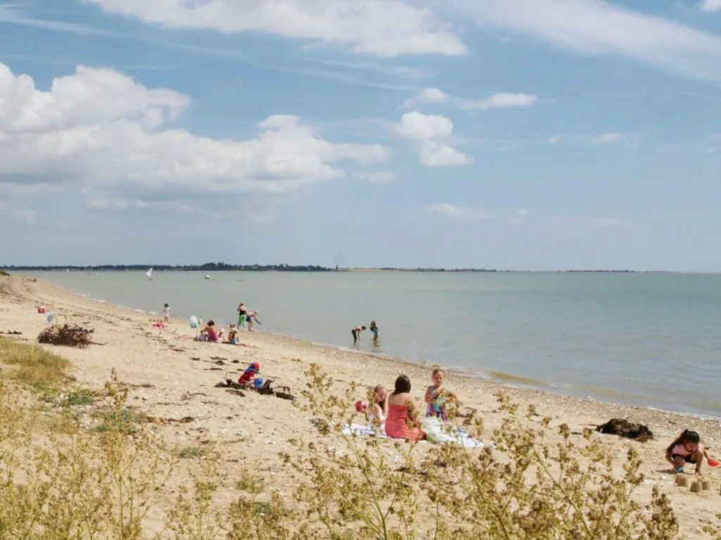 The Ultimate Parkdean Resorts family hot tub holiday guide, frugal mum travel guide uk staycation, photo of coopers beach, essex