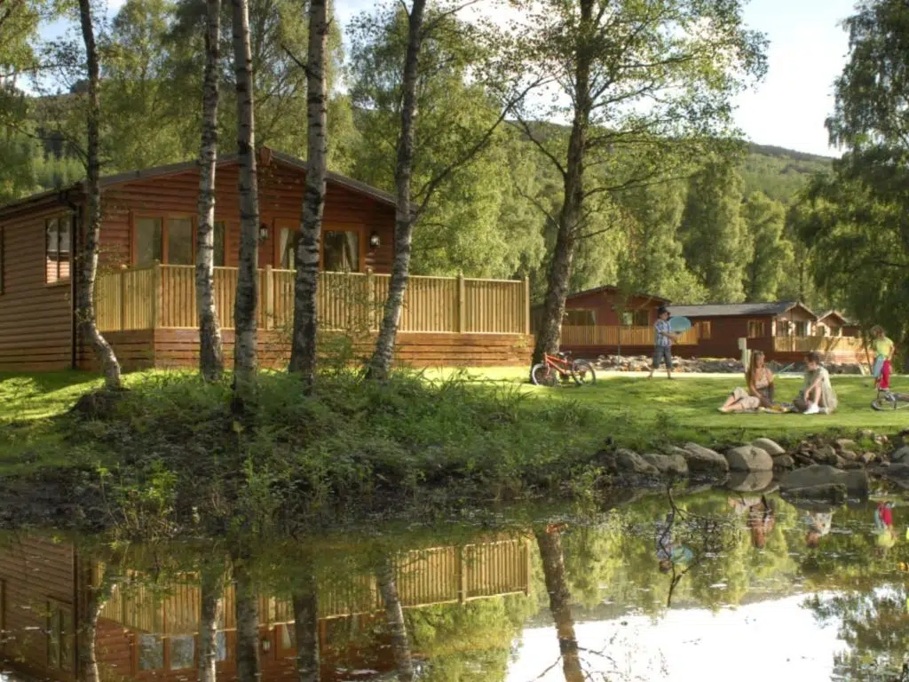 The Ultimate Parkdean Resorts family hot tub holiday guide, frugal mum travel guide uk staycation, photo of Tummel Valley, Scotland