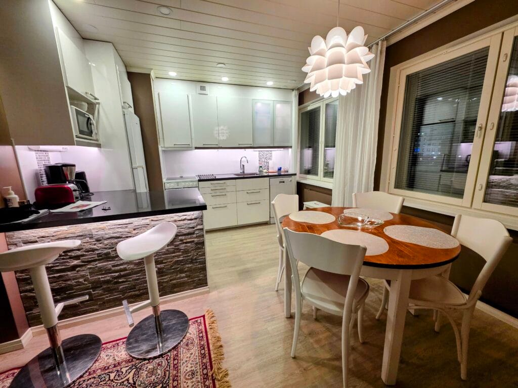 Where to stay in Rovaniemi with kids, the best hotels, apartments igloos, frugal mum travel guide, image of piriko apartments