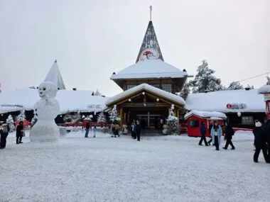 Santa Claus Village Rovaniemi frugal mum travel guide