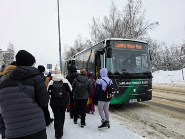 Do you need a car in Rovaniemi, How to visit Lapland without driving, frugal mum travel guide