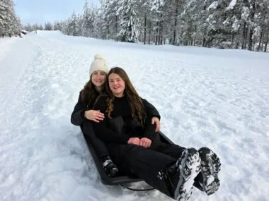 How to plan a DIY Lapland trip with kids, frugal mum travel guide