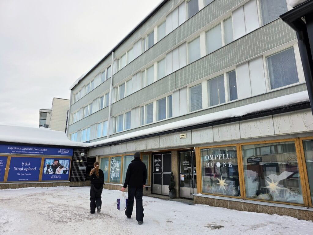 Piriko Apartments Review, Rovaniemi city centre accommodation, frugal mum travel guide, photo of piriko apartments exterior