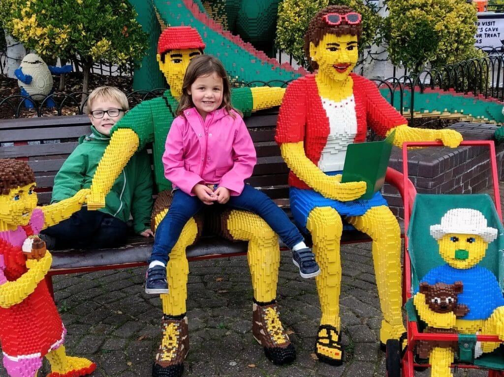 Merlin Twice the Fun Offer How to Get 2 for 1 Tickets, frugal mum guide, photo of kids at legoland