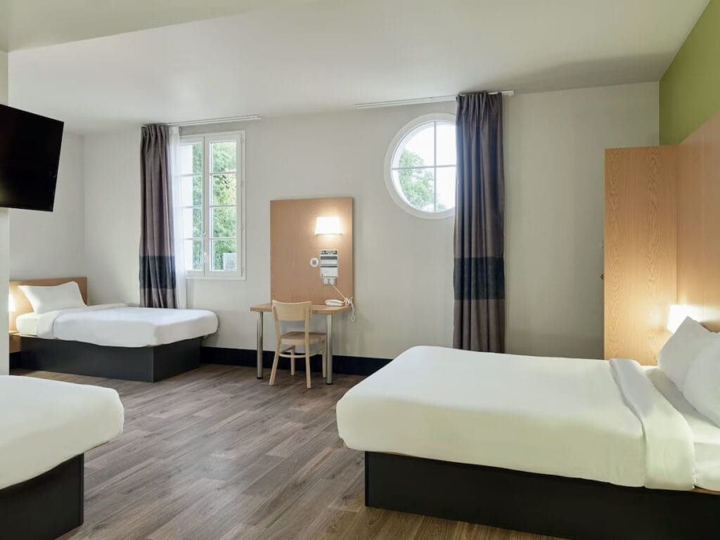 Best Places to Stay Near Disneyland Paris at christmas, frugal mum winter travel guide, image of B&B Hotel Disneyland Paris