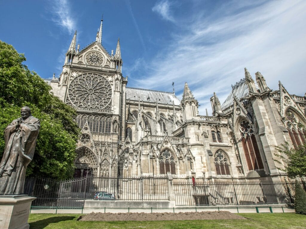 Best Things to Do in Paris with Kids, frugal mum travel guide, photo of notre dame cathedral