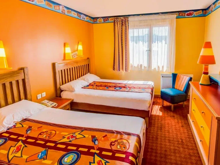  best places to stay near Disneyland Paris at Christmas, frugal mum winter travel guide, photo of Disney’s Hotel Santa Fe