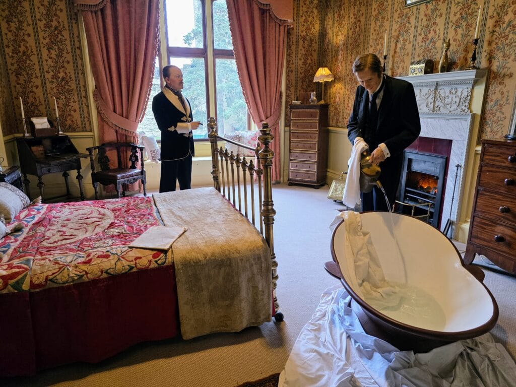 Is Warwick Castle Worth It with Kids, frugal mum guide, photo of castle interior wax works