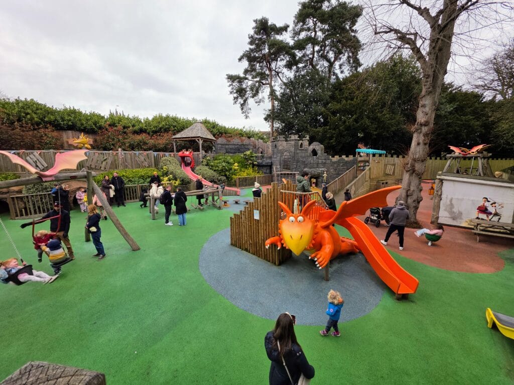 Is Warwick Castle Worth It with Kids, frugal mum guide, photo of zog playground