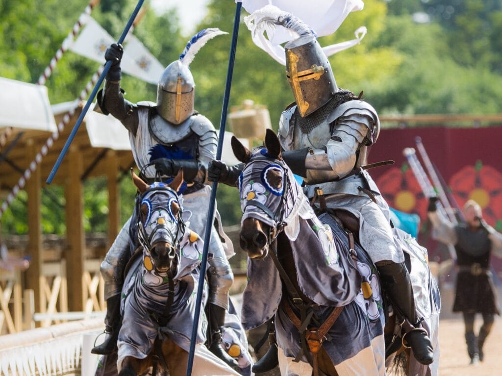 Warwick Castle Hotel Review, frugal mum travel guide, photo of warwick castle jousting