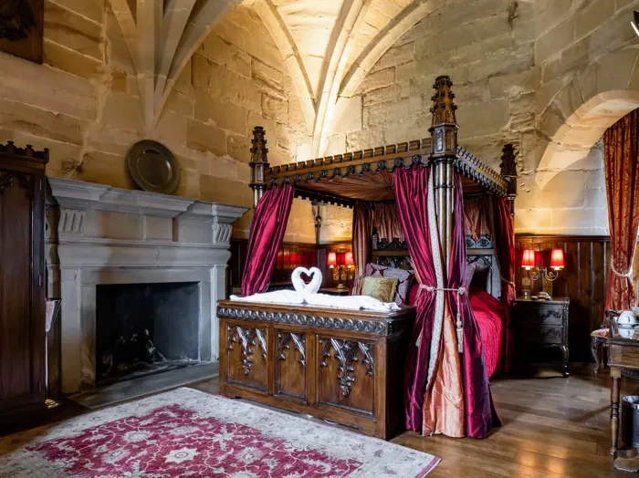 Warwick Castle Hotel Review, frugal mum travel guide, photo of warwick castle tower suites