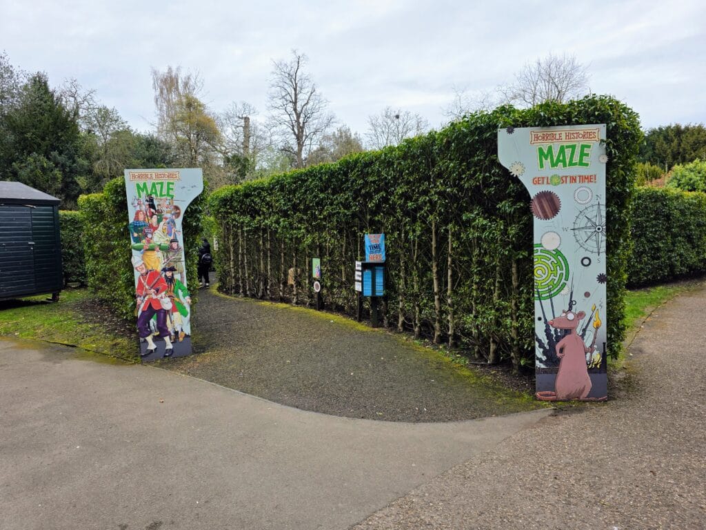 Is Warwick Castle Worth It with Kids, frugal mum guide, photo of warwick castle maze
