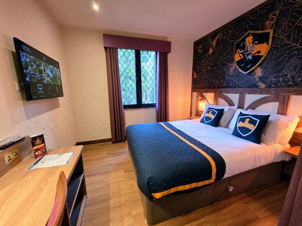 Warwick Castle Hotel Review, frugal mum travel guide, photo of warwick castle hotel room