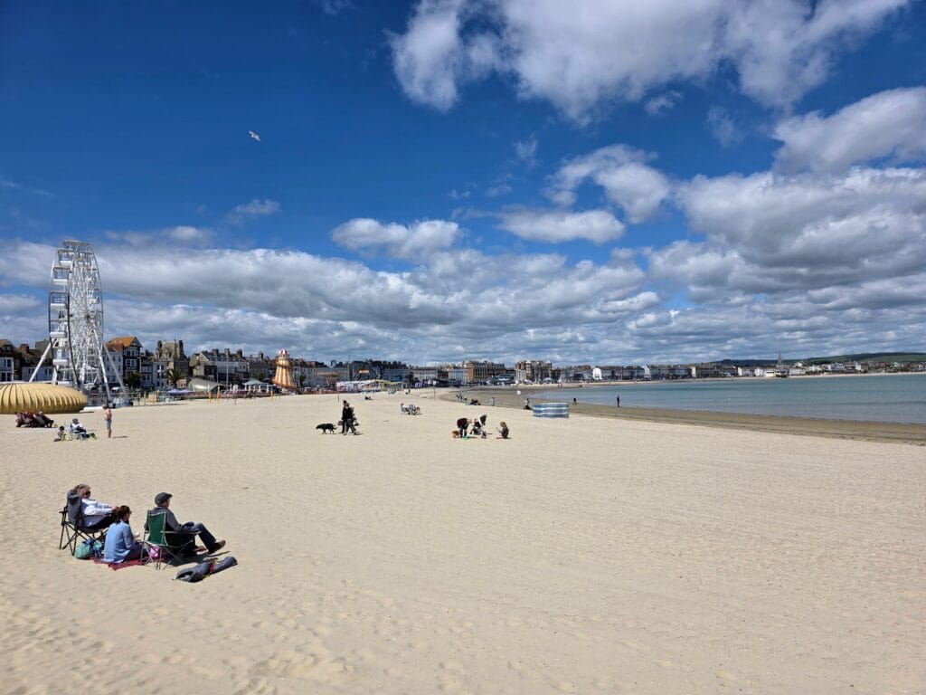 Sea Life Weymouth Aquarium Review, frugal mum guide, photo of weymouth beach
