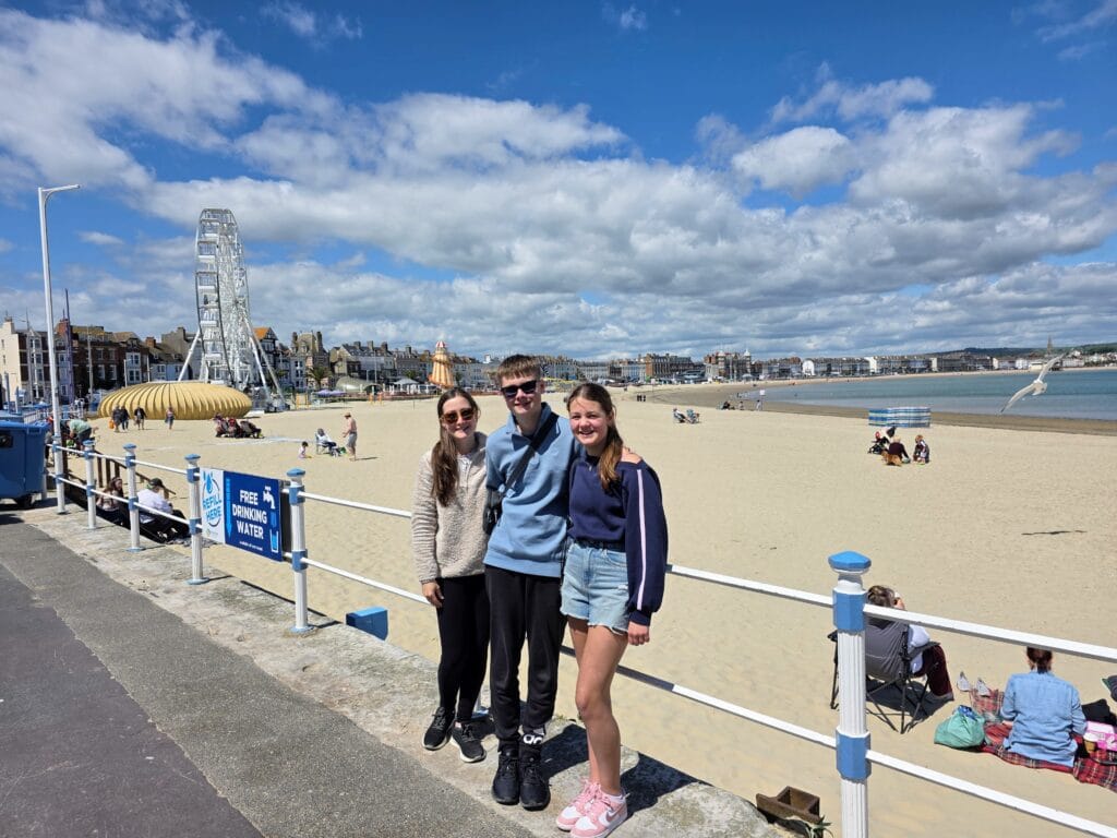 Parkdean Resorts Warmwell Holiday Park Review, Dorset, frugal mum guide, photo of weymouth beach