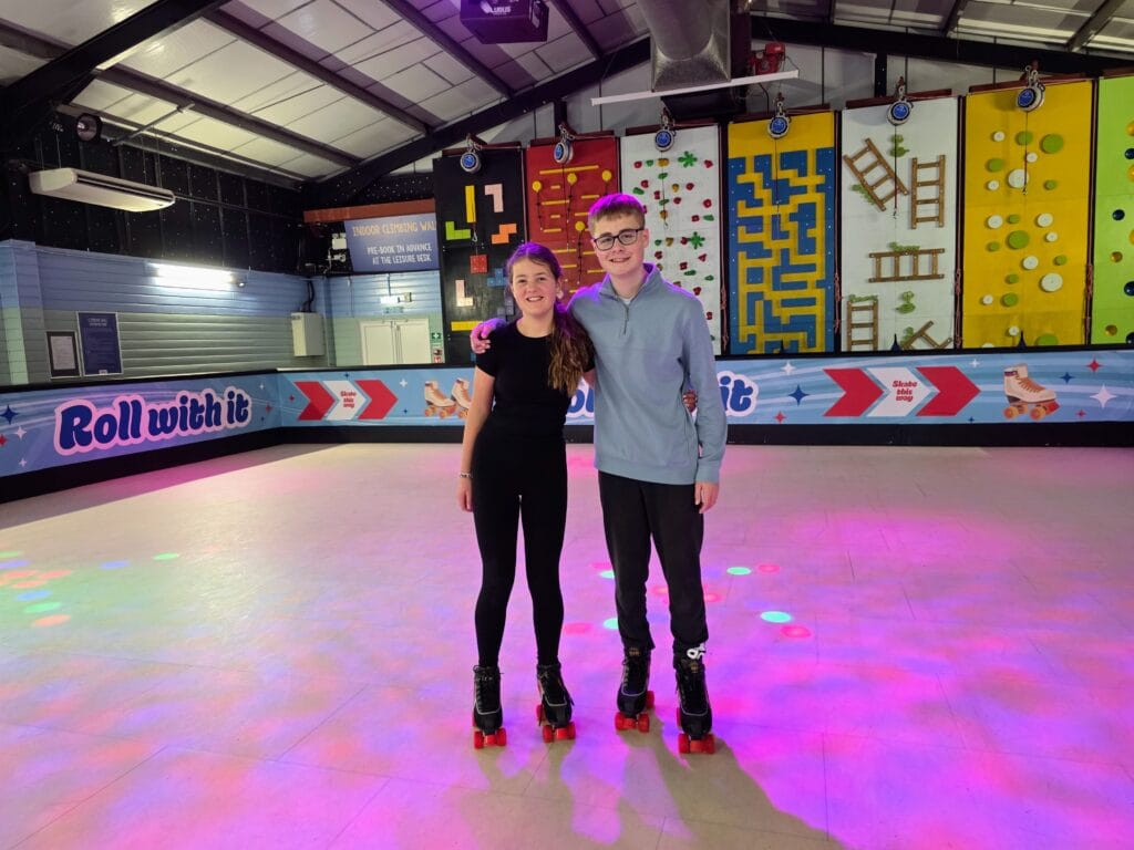 Parkdean Resorts Warmwell Holiday Park Review, Dorset, frugal mum guide, photo of roller rink