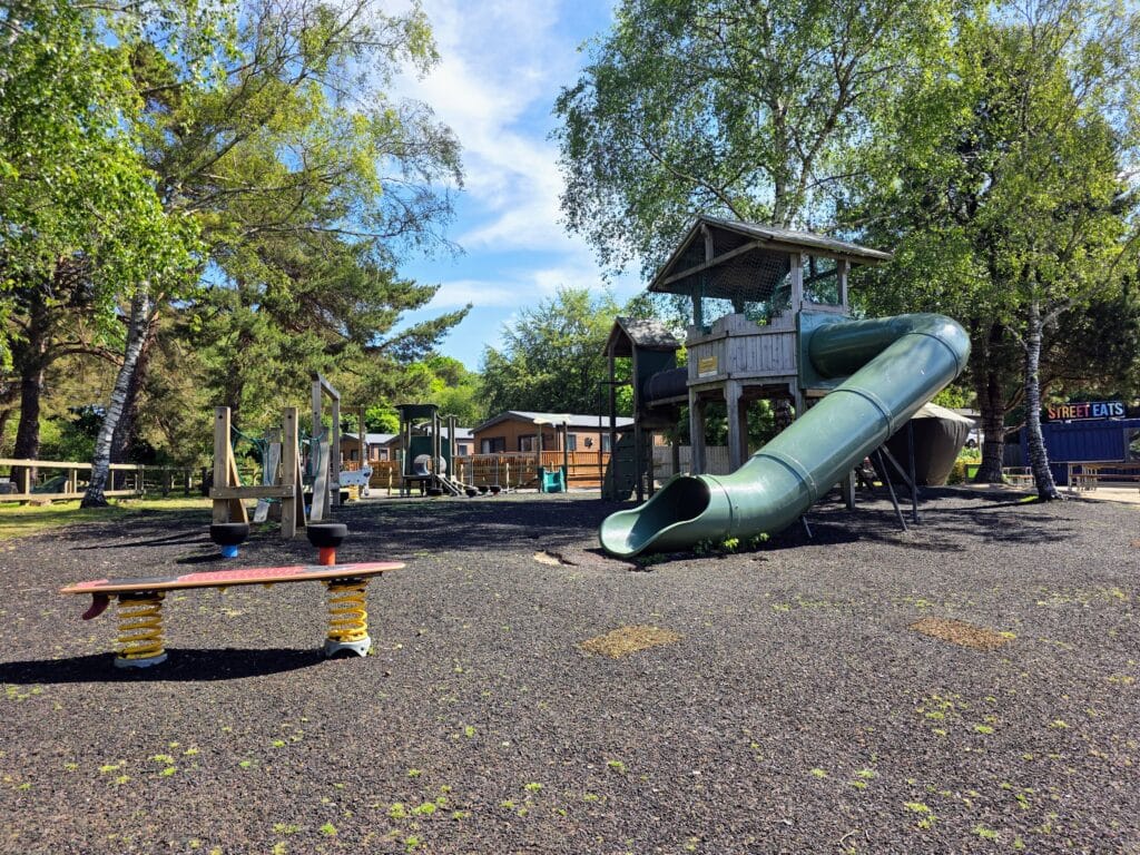 Parkdean Resorts Warmwell Holiday Park Review, Dorset, frugal mum guide, photo of playground