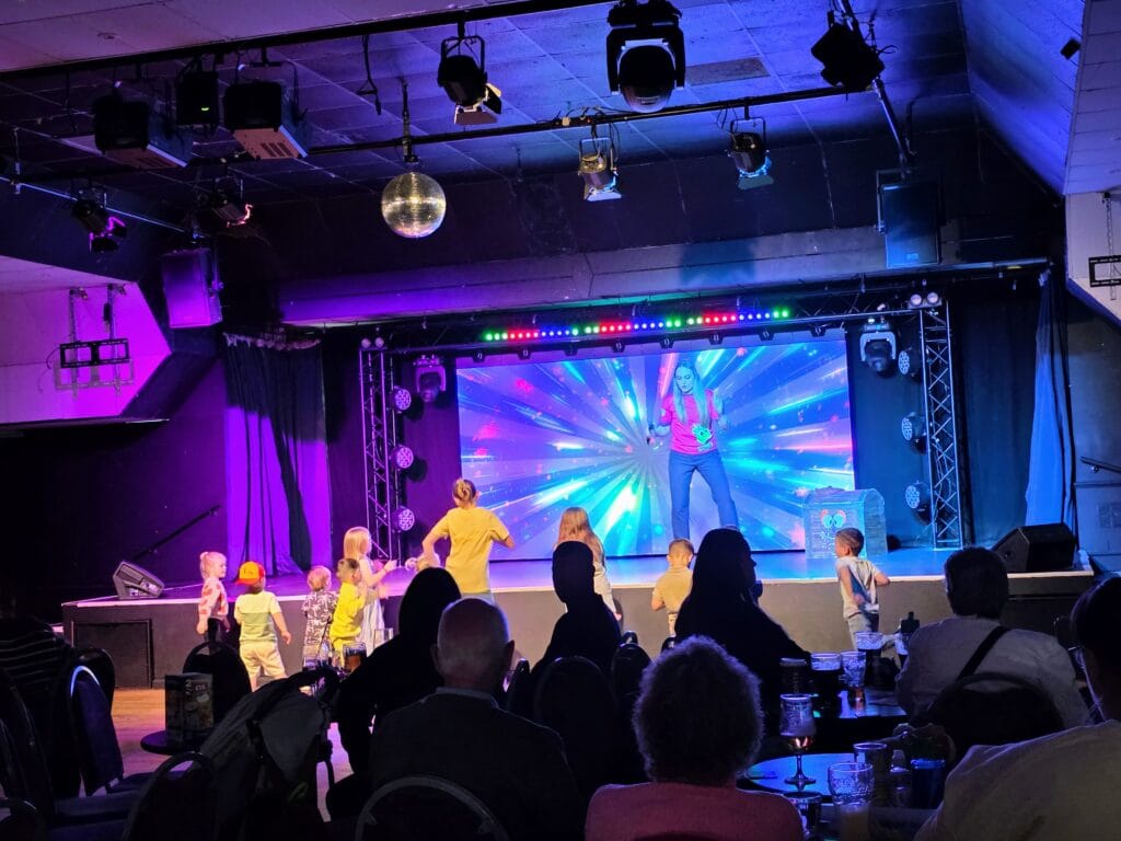 Parkdean Resorts Warmwell Holiday Park Review, Dorset, frugal mum guide, photo of entertainment