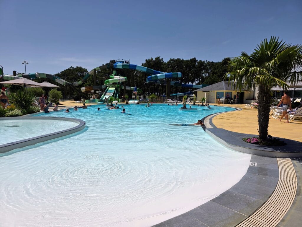Eurocamp Holiday Review, Le Mané Guernehué, Brittany, France, frugal mum travel guide, photo of pool