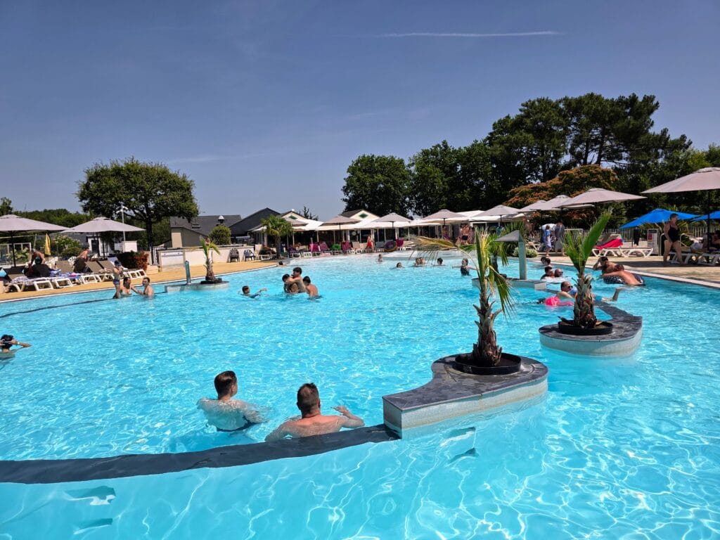 Eurocamp Holiday Review, Le Mané Guernehué, Brittany, France, frugal mum travel guide, photo of pool