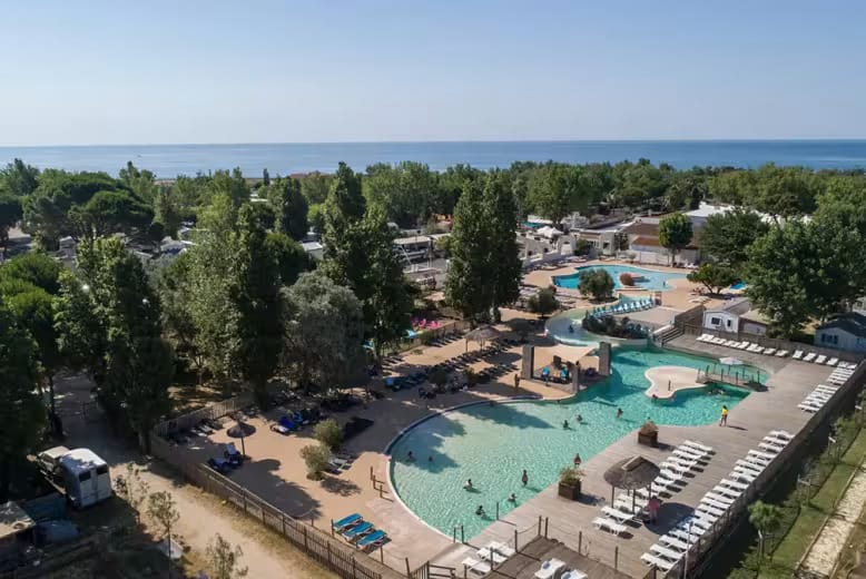 Best Eurocamp Resorts in France Near Airports, frugal mum travel guide, photo of Le Méditerranée Plage, Languedoc