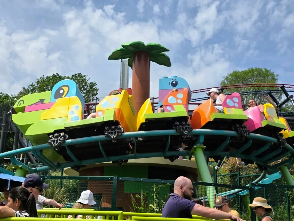 Ultimate Family Guide for LEGOLAND Windsor, frugal mum review, photo of duplo rollercoaster