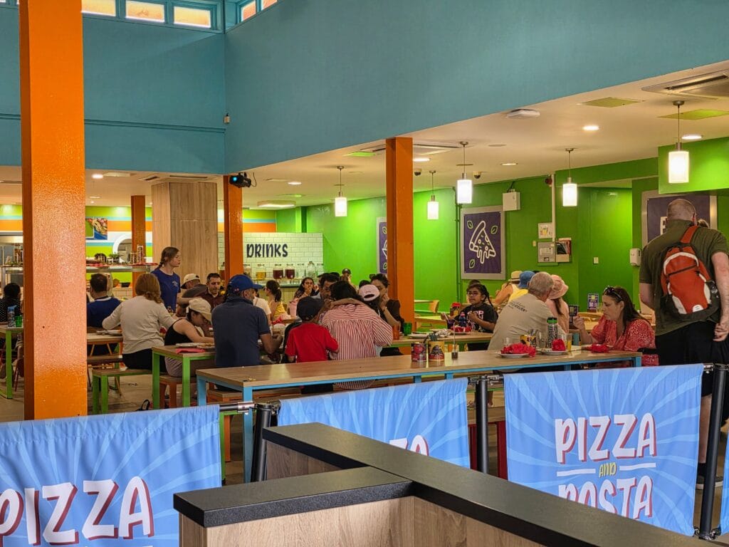 Ultimate Family Guide for LEGOLAND Windsor, frugal mum review, photo of fast food restaurant