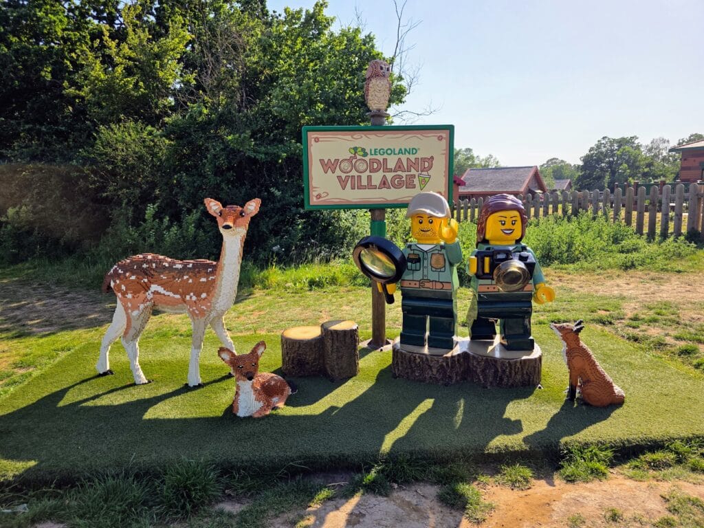 LEGOLAND Windsor Hotel and woodland village lodges review, frugal mum guide, photo of lego