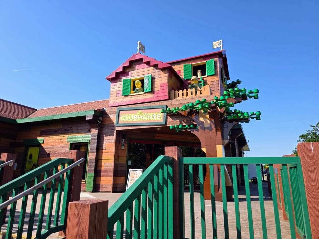LEGOLAND Windsor Hotel and woodland village lodges review, frugal mum guide, photo of clubhouse
